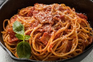 Spaghetti Pfanne Napoli