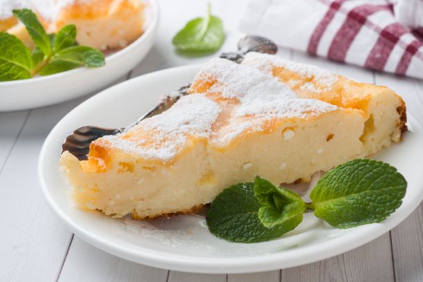 Käsekuchen mit Hüttenkäse Käsekuchen mit Hüttenkäse