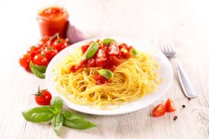 Spaghetti mit Cocktailtomaten