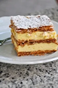 Vanillecremeschnitten eine österreichische Spezialität sind diese leckeren Vanillecremeschnitten