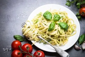 Spaghetti mit Zucchini Spaghetti mit Zucchini