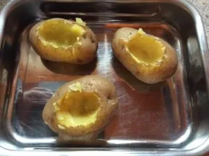 Ofenkartoffel aushöhlen Ofenkartoffel aushöhlen
