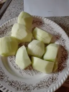 Äpfel einschneiden Äpfel einschneiden