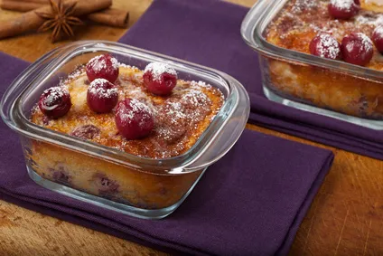 Reisauflauf mit Kirschen Reisauflauf mit Kirschen gab es immer bei Oma als süße Hauptspeise