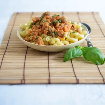 Linsen Bolognese Heute hat Fini etwas Neues gekocht