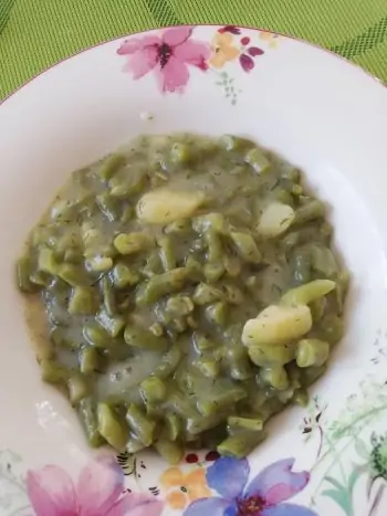Burgenländische Dillfisolen Burgenlaendische Dillfisolen