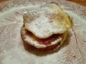 Apfelplätzchen mit Konfitüre Apfelplätzchen mit Konfitüre