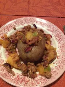 Kartoffeln mit Hackfleischfüllung Kartoffeln mit Hackfleischfüllung