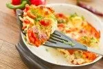 Rührei mit Tomaten und Käse Rührei mit Tomaten und Käse