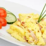 Rühreier mit Schinken Rühreier mit Schinken