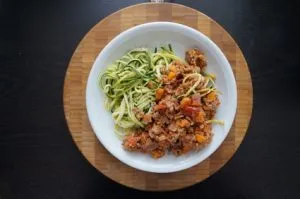 Zoodles Bolognese Zoodles Bolognese