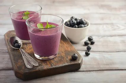 Heidelbeer Bananen Smoothie Heidelbeer Bananen Smoothie