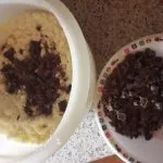 Mürbteig mit Scholadechips Mürbteig mit Scholadechips