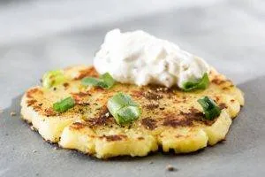 Kartoffelpuffer aus Kartoffelbrei Kartoffelpuffer aus Kartoffelbrei