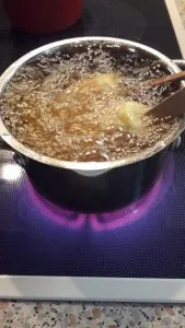 frittierte Bananen frittierte Bananen
