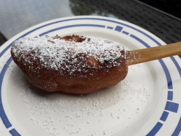 gebackene Bananen eine asiatische Süßspeise