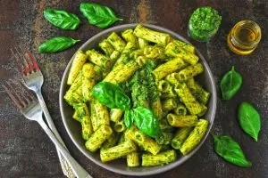 Pasta mit Pesto Pasta Mit Pesto 1