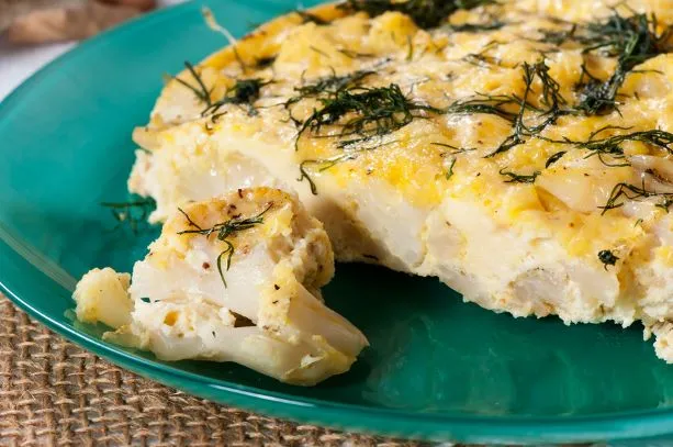 Blumenkohl Frittata Blumenkohl Frittata