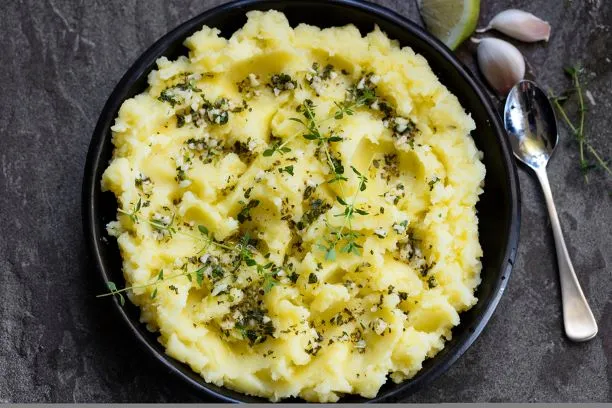 Kartoffelpüree mit Olivenöl Kartoffelpüree mit Olivenöl