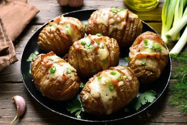 Ofenkartoffel mit Speck und Käse Ofenkartoffel Mit Speck Und Käse