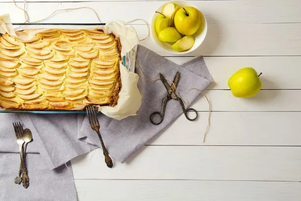 Apfel Quark Auflauf Apfel Quark Auflauf