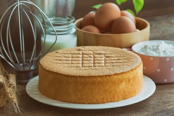 Schwammkuchen Für diesen Schwammkuchen wird Reismehl verwendet