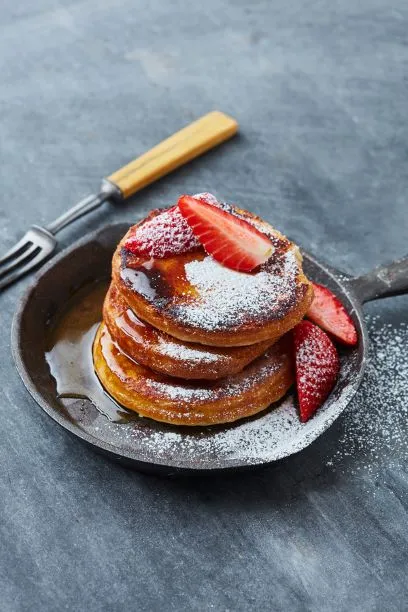 Erdbeeren Pancakes Erdbeeren Pancakes
