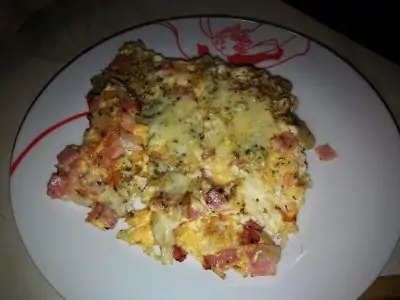 Käse Schinken Zwiebel Omelett Kaese Schinken Zwiebel Omelett