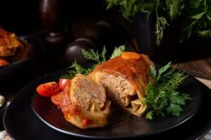 Kohlrouladen mit Reis und Hackfleisch Kohlrouladen Mit Reis Und Hackfleisch