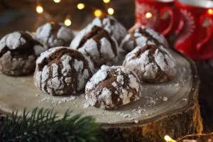 Schokolade Cookies Omas beste Schokolade Cookies haben eine unwiderstehliche Brownie Struktur!