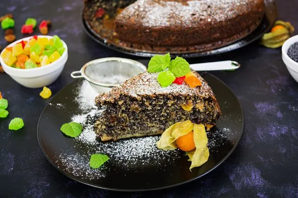 Mohnkuchen mit Rosinen Mohnkuchen Mit Rosinen