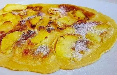 Apfelpfannkuchen Wenn der Duft der Apfelpfannkuchen durch das Haus strömt