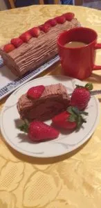 Schokolade Roulade Schokolade Roulade