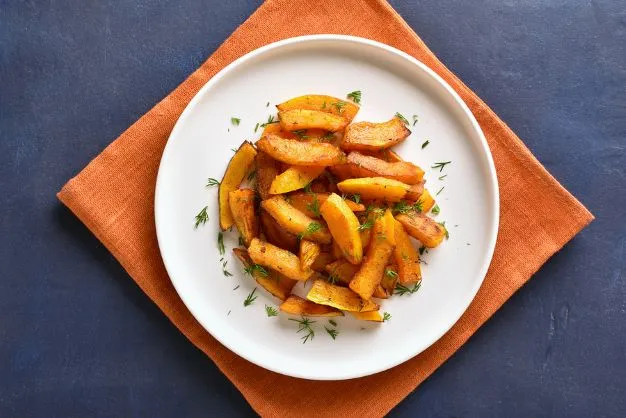 Kürbis Pommes Kürbis Pommes