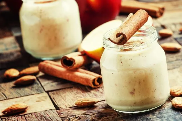Apfelstrudel Smoothie Apfelstrudel im Glas