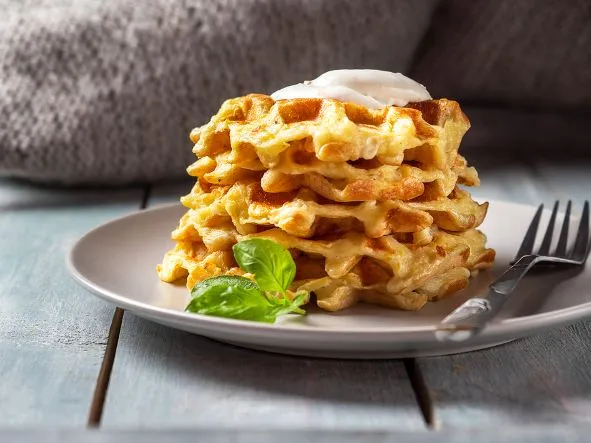 Gemüsewaffeln Gesunde Waffeln für die ganze Familie