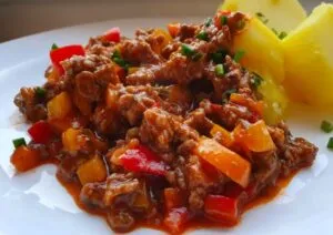 Paprika Hack Pfanne Paprika Hack Pfanne
