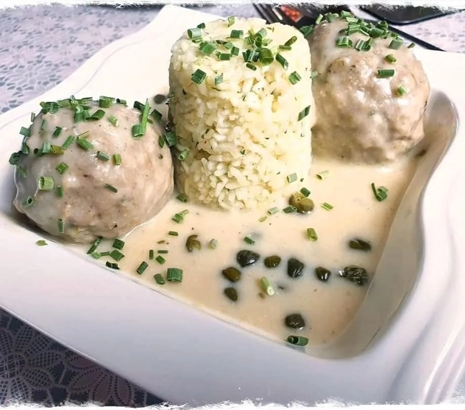 Hausgemachte Königsberger Klopse und Reis Das beste Königsberger Klopse Rezept was ich bis jetzt nachgekocht habe