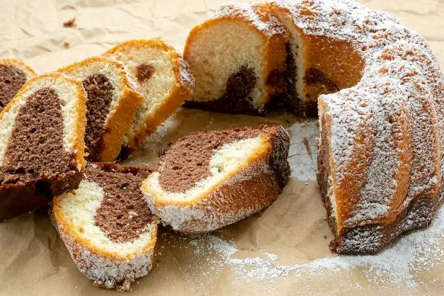 Leckerer Marmorgugelhupf der echte Klassiker für alle Marmor Liebhaber