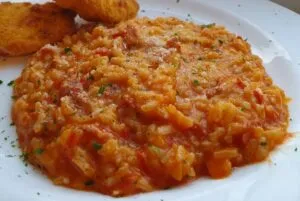 Chorizo Risotto Italienischer Klassiker mit feurig-würzigem Geschmack