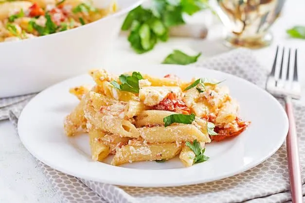 Feta Pasta Einfach und schnell zum selber Nachkochen.