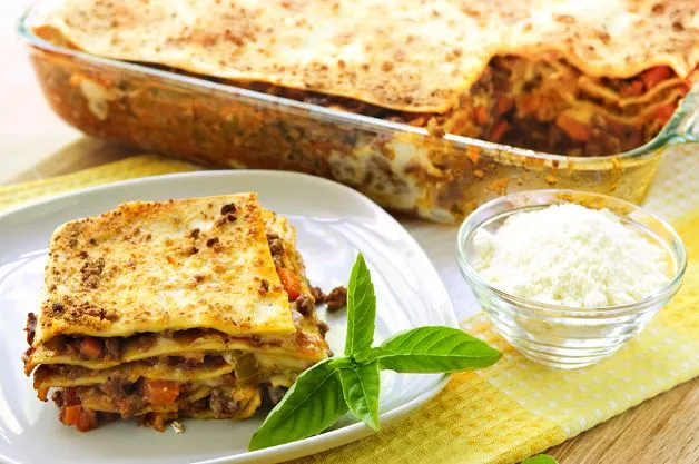 Lasagne - Kochen wie Oma Die Lasagne schmeckt am nächsten Tag auch noch recht lecker