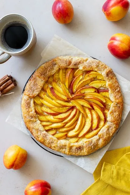 Nektarinen-Galette Nektarinen Galette