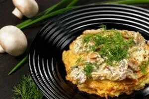 Kartoffelpuffer Mit Champignonsauce