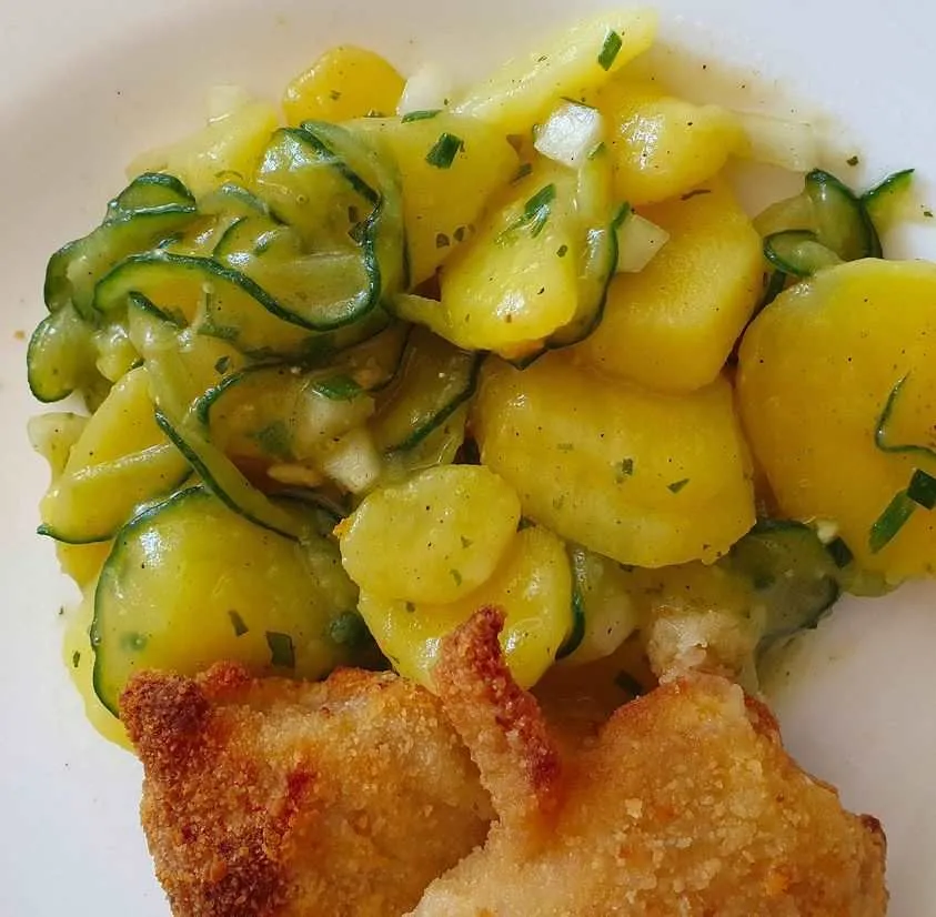 Kartoffelsalat Bayerischer Art Kartoffelsalat Bayerischer Art gemacht und für sehr lecker befunden
