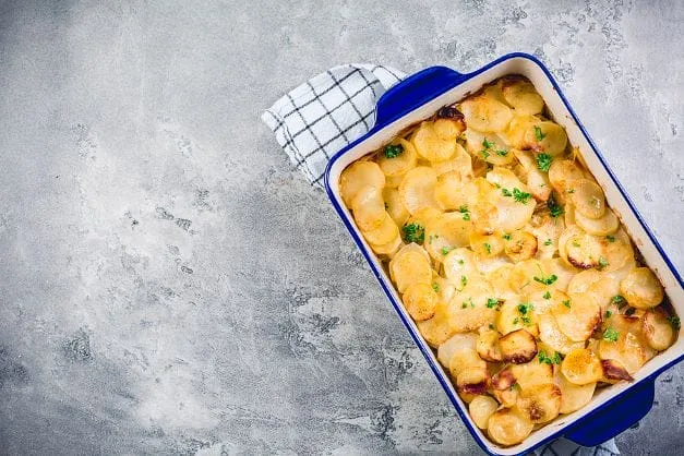 Kartoffel alla Carbonara Ein raffiniertes Rezept sind Kartoffel alla Carbonara