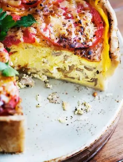 Champignon Quiche