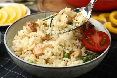 Hühner Risotto Huehner Risotto