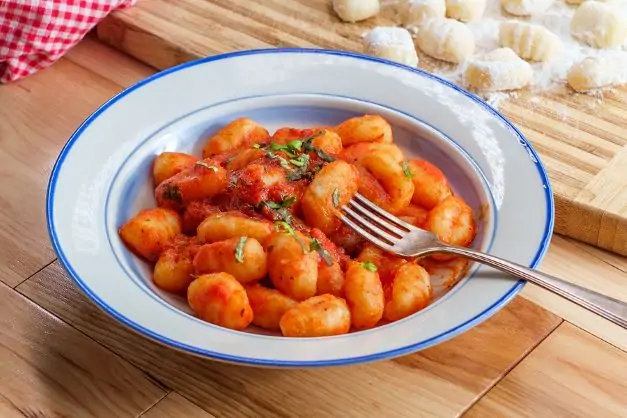 Gnocchi In Tomaten Sahne Sauce
