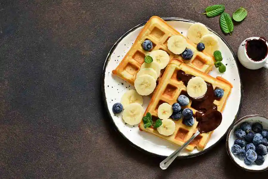Hausgemachte Waffeln